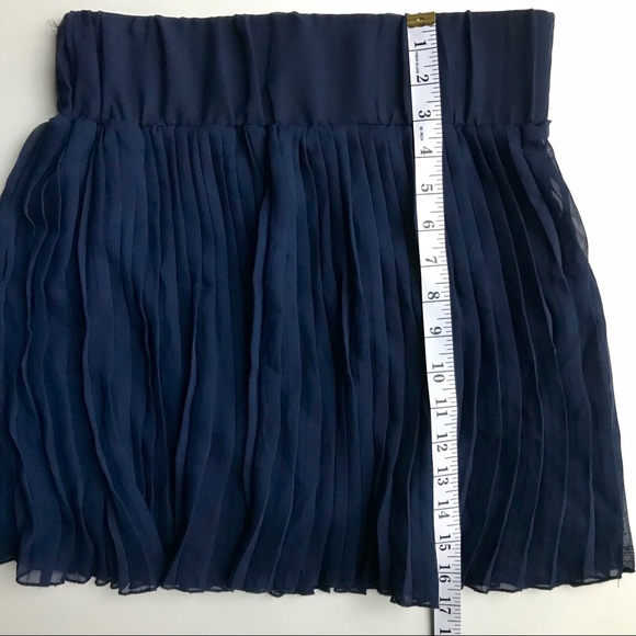 Navy Layered Ruffle Skirt - Picture 7 of 8